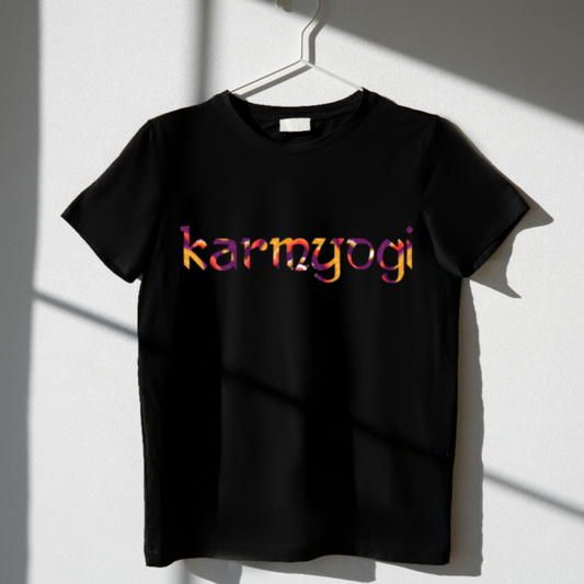 KarmYogi Black T-shirt