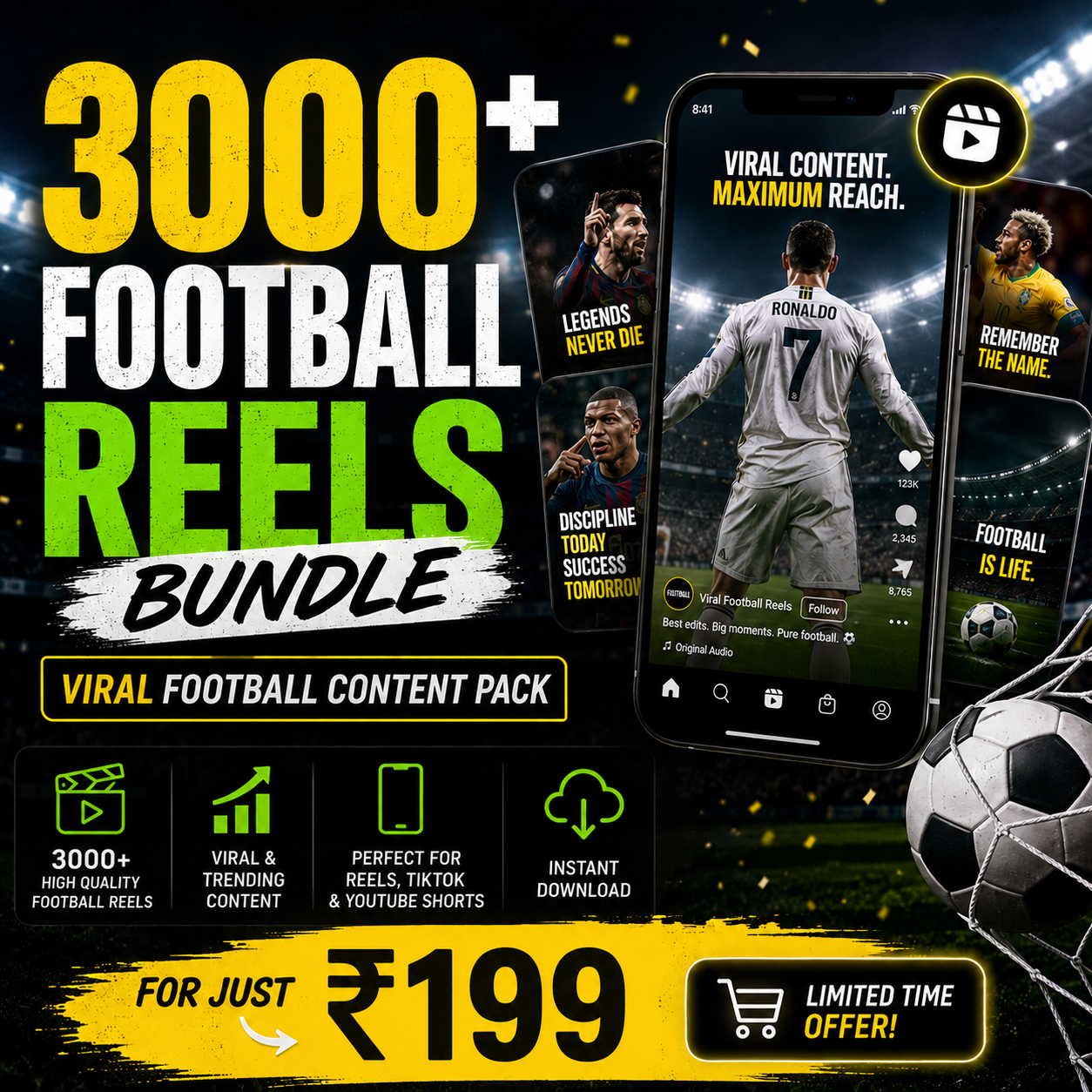 3000+ Football Reels Bundle